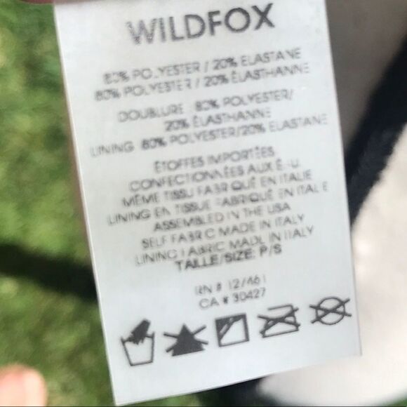 Wildfox Sixties Floral 60's Halter Bikini Top S - Picture 5 of 6